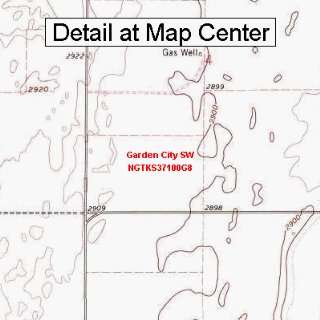   Map   Garden City SW, Kansas (Folded/Waterproof)