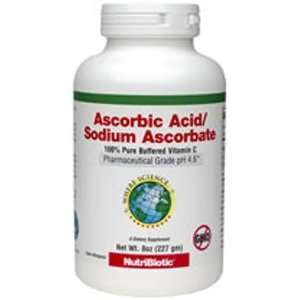  Ascorbic Acid / Sodium Ascorbate 8 Oz   NutriBiotic 