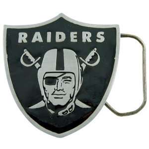    Oakland Raiders Pewter Team Logo Belt Buckle