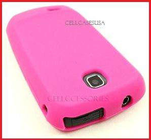 SAMSUNG DART T MOBILE PINK SILICONE SOFT GEL COVER CASE  