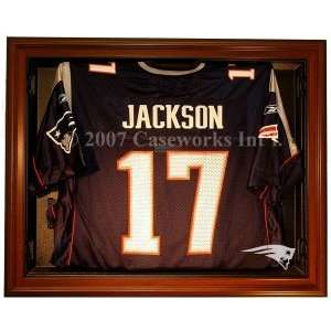  New England Patriots Removable Face Jersey Display Case 