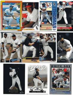 11 Frank Thomas Cards; 1990 2004; Chicago White Sox  