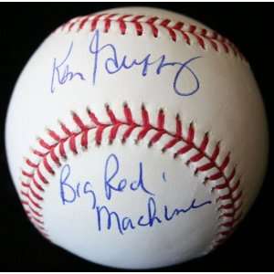  Ken Griffey Autographed Baseball Big Red Machine Jsa 