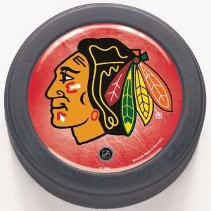 Chicago Blackhawks Officially Licensed Domed Hockey Puck by Wincraft 