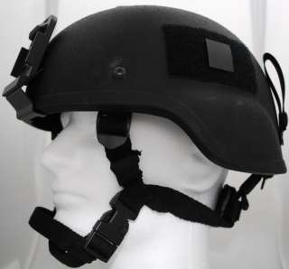Black SWAT 4 Point Chinstrap for MICH ACH LWH ECH similiar to SDS MSA 