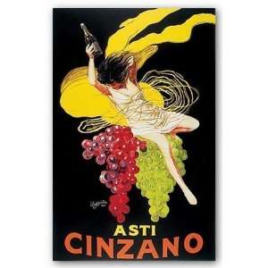  Asti Cinzano   Serigraph by Leonetto Cappiello 43 3/4x31 
