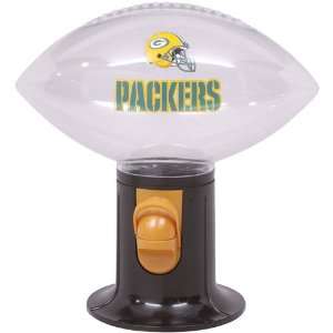    Green Bay Packers Clear Football Snack Dispenser