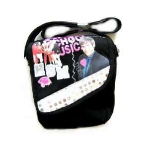  HIGH SCHOOL MUSICAL MESSENGER STYLE PURSE / TOTE BLACK 