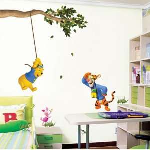  Winnie the Pooh & Tigger Childrens Nursery Wall Stickers 