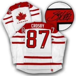 Sidney Crosby 2010 Team Canada SIGNED Olympic Jersey 