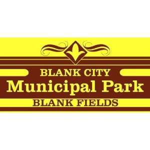  3x6 Vinyl Banner   City Park 