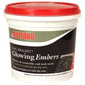 Best Quality Log Bright Glowing Embers   12 oz. By Firewood Racks&More