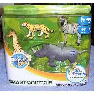  Smartanimals Discovery Kids Zebra Rhino Cheetah Giraffe 