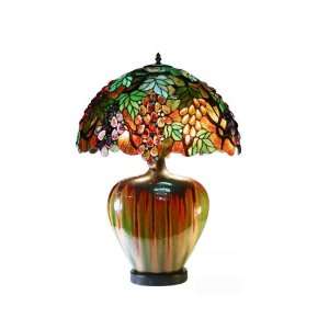  28 Tiffany Style Vase Design Grape Desk Table Lamp with 
