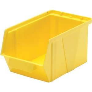  Yellow Plastic Stack & Hang Bin Boxes 10 7/8x 4 1/8 x 4 
