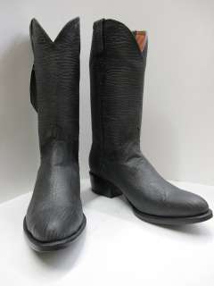 SHARK SKIN DESIGN FULL ALL WAY UP COWBOY BOOTS ROUNDED TOE  