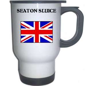 UK/England   SEATON SLUICE White Stainless Steel Mug 