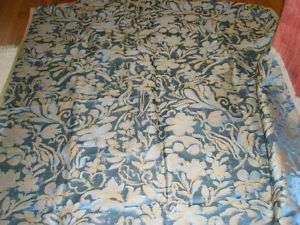 CHRISTOPHER HYLAND FABRIC FEDERAL BLUE GOLD WOVEN GLOWS MY FAV 