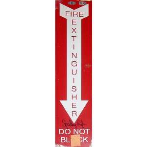  Sparky Lyle Autographed Fire Extinguisher Do Not Block 