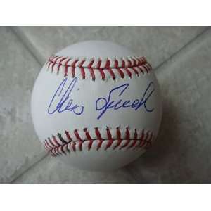  Chris Speier Autographed Baseball   Sf Giants Official Ml 