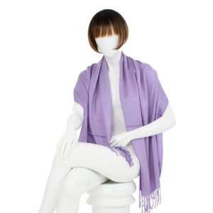  Exquisite Solid HD Pashmina Lavender Fashion scarve 
