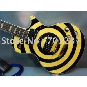   zakk wylde yellow+black electric guitar in stock 2011 new Musical