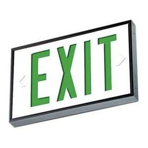 Emergi Lite Wslx 2061g Everlite Tritium Exit Sign   20 Year Single 