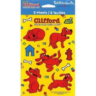  Clifford the Big Red Dog Scrapbook Stickers