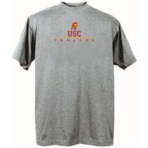  Southern Cal Trojans USC NCAA Dark Ash Short Sleeve T 