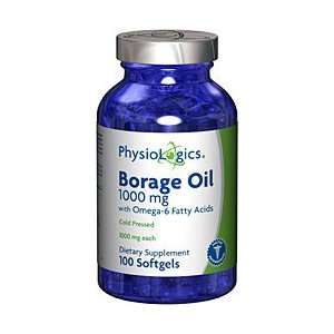 Borage Oil 1000 mg 100 Softgels