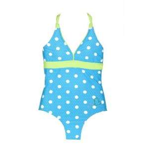  Malibu Girls Dots 1 Piece Swimsuit