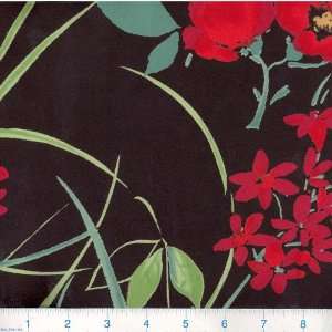  44 Wide Chablis Moleskin Poppies Fabric By The Yard 
