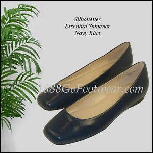 Silhouettes Essential Skimmer in Navy Blue NEW 9.5xw  