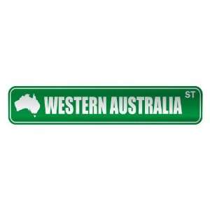   WESTERN AUSTRALIA ST  STREET SIGN CITY AUSTRALIA