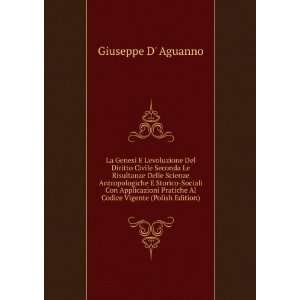   Al Codice Vigente (Polish Edition) Giuseppe D Aguanno Books