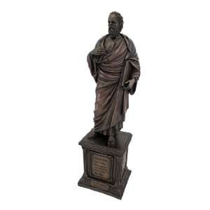  Bronze Finish Socrates Statue Philosophy