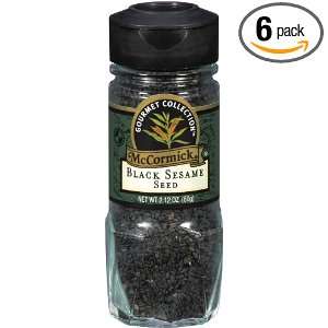 McCormick Black Sesame Seed, 2.12 Ounce Units (Pack of 6)  