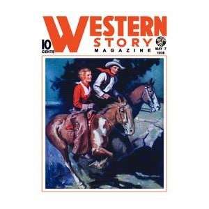  Vintage Art Western Story Magazine On the Range   10659 x 