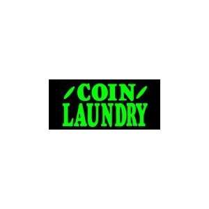 Coin Laundry Simulated Neon Sign 12 x 27