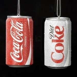 Coke® & Diet Coke® Can Ornaments, Set of 2 