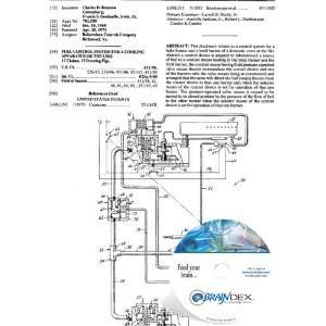 NEW Patent CD for FUEL CONTROL SYSTEM FOR A COOKING APPARATUS OR THE 