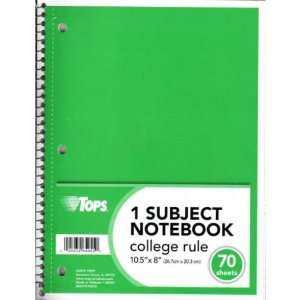  1 Subject College Ruled Notebook (Single)