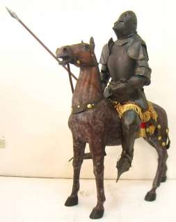 Du Gues Clin Gothic Medieval Suit of Armor With Horse  