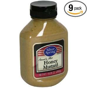 Silver Springs Honey Mustard, 10.25 Ounce Squeeze Bottles (Pack of 9)