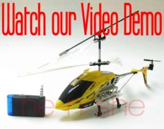 iPhone/iPad/iPod Touch controlled RC 3CH i Helicopter w/ Gyro 757 