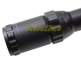 Accushot 1 4x28 Red Green Illuminated 30mm Long Eye Relief CQB Scope 