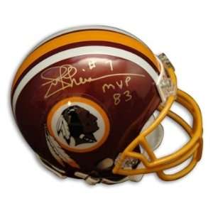  Joe Theismann Signed Redskins Pro Helmet w/83 MVP 