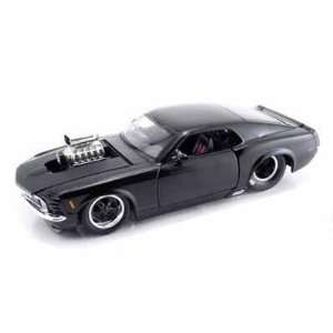  1970 Ford Mustang BOSS 429 Blown Engine 1/24 Black Toys & Games