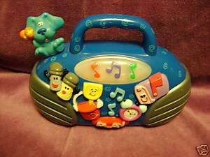 BLUES CLUES LIGHT UP MUSICAL BOOM BOX / FREE SHIP  