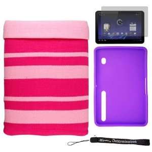  ebigvalue Soft Sock Sleeve (Pink) and Silicone Case 